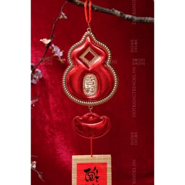 Chuỗi treo Tết Ngũ Phúc 60cm Tài Lộc May Mắn Thịnh Vượng Trang Trí Bazaar 255k