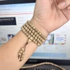 Chuỗi vòng đeo tay trầm hương Lộc Cát 6-8mm - Trầm tự nhiên, hương ngọt, phong thủy may mắn, giảm giá 1.2tr 6