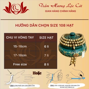 Chuỗi vòng đeo tay trầm hương Lộc Cát 6-8mm - Trầm tự nhiên, hương ngọt, phong thủy may mắn, giảm giá 1.2tr 7 Chuỗi vòng đeo tay trầm hương Lộc Cát 6-8mm - Trầm tự nhiên, hương ngọt, phong thủy may mắn, giảm giá 1.2tr 7