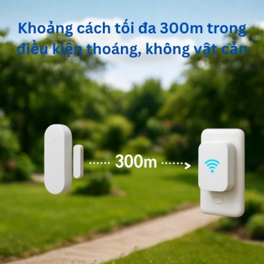 Chuông báo khách E25 chống trộm, gắn cửa, kêu khi mở, tín hiệu cực nhạy 189.000₫ 4