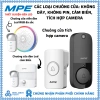 Chuông cửa LED RGB đa sắc + cảm biến, tích hợp camera MPE - Giá chỉ 458.000₫