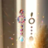 Chuông gió Crystal Prism đa chức năng Sun Catcher cầu vồng bắt sáng treo cửa sổ sân vườn giá 83.926₫ 4
