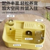 Chuồng hamster trong suốt 2 tầng bánh xe, nhựa PP an toàn, rộng dễ lau 36x26x20cm 2