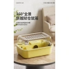 Chuồng hamster trong suốt 2 tầng bánh xe, nhựa PP an toàn, rộng dễ lau 36x26x20cm 7