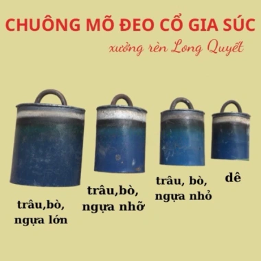 Chuông mõ đeo cổ gia súc chất lượng cao, âm thanh vang mạnh, giá chỉ 15.000 VND 2 Chuông mõ đeo cổ gia súc chất lượng cao, âm thanh vang mạnh, giá chỉ 15.000 VND 2