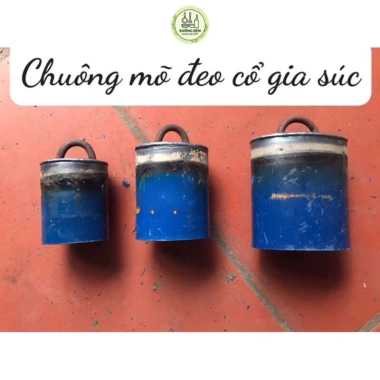 Chuông mõ đeo cổ gia súc chất lượng cao, âm thanh vang mạnh, giá chỉ 15.000 VND