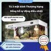 Chuồng nuôi gà Rutin 3 mặt kính, đồng hồ điều nhiệt, tủ hamster mini - 2.15 triệu
