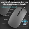 Chuột AI chuyển giọng nói thành văn bản không dây Bluetooth, đa ngôn ngữ, kèm dây sạc - Giá chỉ 160.000₫ 3