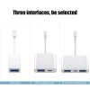 Chuột Bàn Phím Đĩa U + Cáp Chuyển Đổi OTG Lightning sang USB, Hỗ trợ iOS 13‑17, Cổng Sạc - Giá chỉ 59.005₫