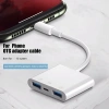 Chuột Bàn Phím Đĩa U + Cáp Chuyển Đổi OTG Lightning sang USB, Hỗ trợ iOS 13‑17, Cổng Sạc - Giá chỉ 59.005₫ 2