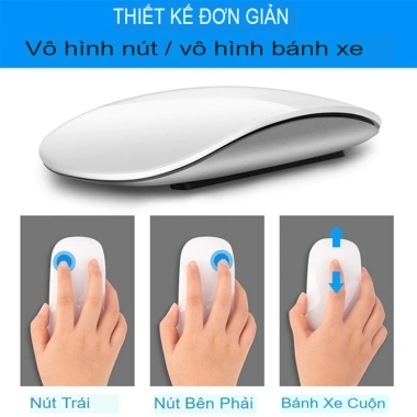 Chuột Bluetooth 2.4G siêu mỏng sạc đa chạm – Tương thích máy tính bảng, laptop, giảm giá 27% chỉ 270k 5