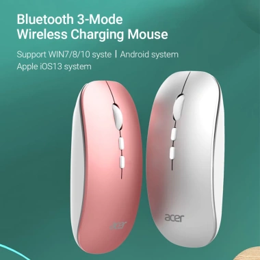 Chuột Bluetooth Acer OMR050 không dây 2.4GHz, Bluetooth 5.0, tương thích Win7/8/10, Android, iOS - Giá chỉ 149.000₫ 2