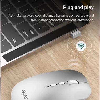 Chuột Bluetooth Acer OMR050 không dây 2.4GHz, Bluetooth 5.0, tương thích Win7/8/10, Android, iOS - Giá chỉ 149.000₫ 8