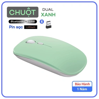Chuột Bluetooth đa năng cho Laptop, PC, Tablet, Điện thoại - Hỗ trợ iOS Android Windows, BH 1 năm, Giá 130.000₫