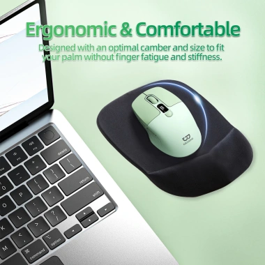 Chuột Bluetooth GOOJODOQ 2.4GHz Đa Kết Nối, Công Thái Học, Im Lặng, LED, DPI Điều Chỉnh - 205.554₫
