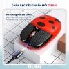 Chuột Bluetooth Không Dây A10Chibi GumiTech - Pin Sạc Lại, Click Im Lazer Cute, 229k 5