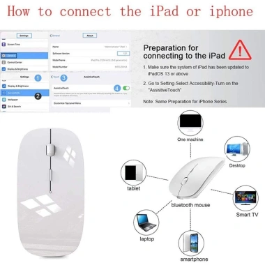 Chuột Bluetooth không dây cho MacBook Air, Mac, Windows - Giá ưu đãi 188.100 VND 6 Chuột Bluetooth không dây cho MacBook Air, Mac, Windows - Giá ưu đãi 188.100 VND 6