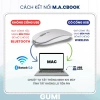 Chuột Bluetooth Không Dây M1Plus GumiTech - Pin Sạc, Click Im Lặng, Kết Nối Nhiều Thiết Bị, Giá Ưu Đãi 213.000₫ 2