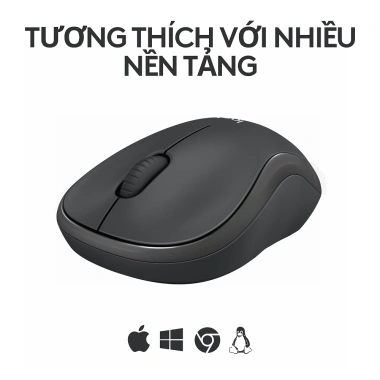 Chuột Bluetooth Logitech M240 Silent không dây - Nhỏ gọn, tương thích Windows macOS ChromeOS, giảm giá 22% chỉ 389.000₫ 6
