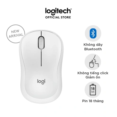 Chuột Bluetooth Logitech M240 Silent không dây - Nhỏ gọn, tương thích Windows macOS ChromeOS, giảm giá 22% chỉ 389.000₫ 10