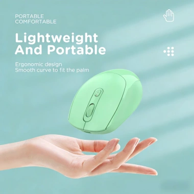 Chuột Bluetooth Morandi – Nhẹ Gọn, Im Lặng, Dùng Học Sinh Văn Phòng – 85.000 VND