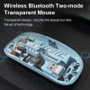 Chuột Bluetooth trong suốt, chế độ kép, im lặng, PC/Laptop, điện thoại, tablet 2