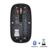 Chuột Bluetooth trong suốt, chế độ kép, im lặng, PC/Laptop, điện thoại, tablet 10
