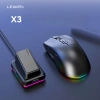 Chuột Bluetooth X3 Chip PRO Dock sạc LED RGB 1.600 DPI Siêu nhẹ BH12T - 263.000₫