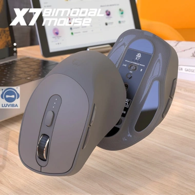 Chuột Bluetooth X7 không dây Silent, pin sạc 2 chế độ, PC/Laptop - Giá 225.000₫ 4