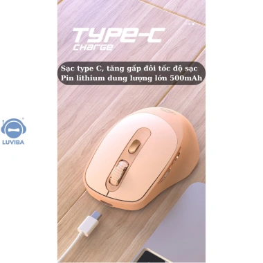 Chuột Bluetooth X7 không dây Silent, pin sạc 2 chế độ, PC/Laptop - Giá 225.000₫ 6