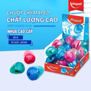 Chuốt bút chì Maped chính hãng Gọt bút chì mịn Giá chỉ 16.000₫ Giảm 22%