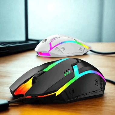 Chuột chơi Game có dây USB LED RGB 1.200dpi 3 nút, phím tắt - 35.000₫, BH 2 năm
