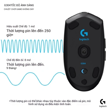 Chuột chơi game Logitech G304 không dây - Giao hàng trong ngày, Giá chỉ 261.620₫