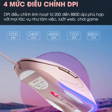 Chuột có dây SIDOTECH B8 8.800 DPI không tiếng ồn, 6 nút bấm, app điều chỉnh, 153.000₫ 8 Chuột có dây SIDOTECH B8 8.800 DPI không tiếng ồn, 6 nút bấm, app điều chỉnh, 153.000₫ 8