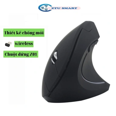 Chuột đứng không dây ZTU SMART Z01 chống mỏi, hỗ trợ PC, Laptop, MacBook, iPad, TV – Giá chỉ 179.000đ