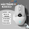 Chuột Game F86 Silent 2 Mode Không Dây Bluetooth Pin 600mAh Trắng cho Game Thủ & Văn Phòng