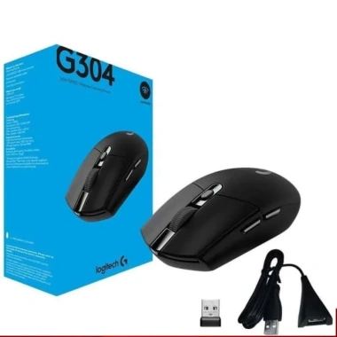 Chuột game không dây Logitech G304 RGB tùy chỉnh, 6 nút lập trình, nhẹ siêu bền, giá 114.000₫