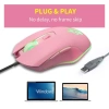 Chuột Game USB Hình Thỏ Hồng 2.400 DPI Đèn LED Dây, Dễ Thương, Giá 300.960₫ 3