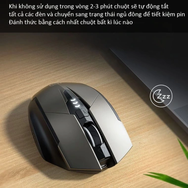 Chuột Gaming Bluetooth Sidotech Inphic PM6 Không Dây 2.4G Sạc Pin Giá 159k