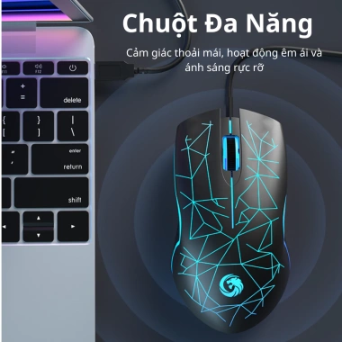 Chuột Gaming Có Dây 24.000 DPI - Độ Nhạy Cao, Mượt Mà, Tương Thích Mọi Thiết Bị, 88k VND 2 Chuột Gaming Có Dây 24.000 DPI - Độ Nhạy Cao, Mượt Mà, Tương Thích Mọi Thiết Bị, 88k VND 2