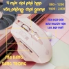 Chuột Gaming Không Dây Maxcotech Inphic F8 Pink 2.400 DPI, Sạc Pin, Chống Ồn, Wireless USB 2.4G - Giá 163.000₫ 3