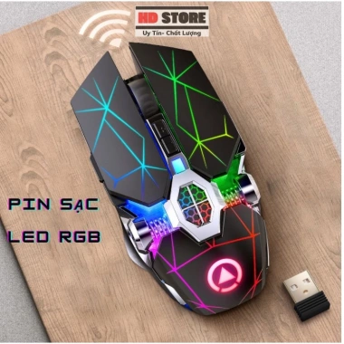 Chuột Gaming Không Dây YINOIAO A7 LED Đổi Màu, DPI 3.600, Giá 169k - Hiệu Năng Cao