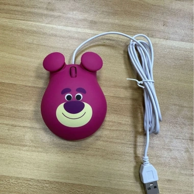 Chuột Gấu Dâu Đa Năng 2.4G Bluetooth Không Dây Siêu Dễ Thương Cá Tính Giá 110k 3