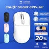 Chuột GPW Không Dây 2‑Mode Bluetooth + 2.4G, Sạc Type‑C, Công Thái Học, Giá 89.000₫
