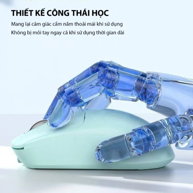 Chuột GPW Không Dây 2‑Mode Bluetooth + 2.4G, Sạc Type‑C, Công Thái Học, Giá 89.000₫