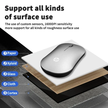 Chuột HP Bluetooth Silent Click không dây, tương thích Mac Air/Pro, Surface, iPad, USB, BH 6 tháng, chỉ 189.000₫ 3 Chuột HP Bluetooth Silent Click không dây, tương thích Mac Air/Pro, Surface, iPad, USB, BH 6 tháng, chỉ 189.000₫ 3