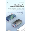 Chuột không dây 2 chế độ 2.4G và Bluetooth 5.2, Pin sạc Type C, giá 120.000₫ 8