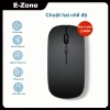 Chuột không dây 2.4G Bluetooth 5.2 sạc lại, đa chức năng, phù hợp laptop - 59.000 VND