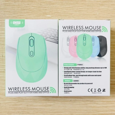 Chuột Không Dây 2.4G Macaron Dễ Thương - Nhỏ Gọn, Màu Pastel, Laptop PC, 95k
