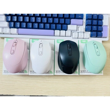 Chuột Không Dây 2.4G Macaron - Nhỏ Gọn, Độ Chính Xác Cao, Giá Chỉ 95.000₫
